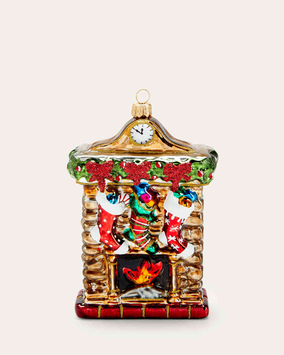 Fireplace Christmas Ornament